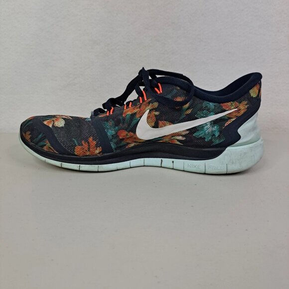 Nike Free 5.0 Floral Photosynthesis Athletic Running Shoes Women’s Size 9 Flower - Picture 11 of 12